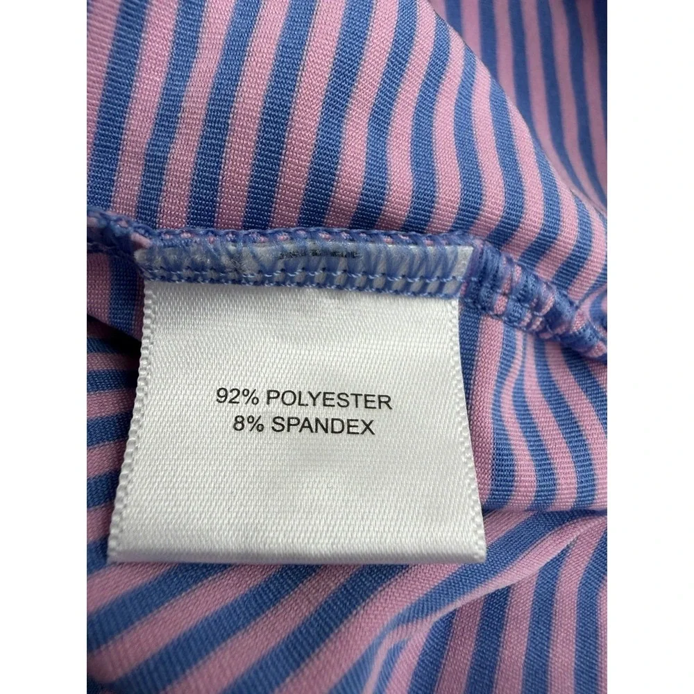 Peter Millar Men's Large Golf Performance Polo Shirt Llanerch Country Club 1901 - Picture 4 of 7